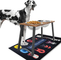 Elevated Dog Bowls for X-Large Dogs with Spill Proof Mat 2 X-Large 3000ML(13CUPS) Stainless Steel Dog Bowls, 16.5" Tall Raised Dog Bowl Stand,Dog Food & Water Bowls for Large, Extra Large Dogs