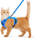 Cat Harness and Leash for Walking Escape Proof Soft Adjustable Cat Leash