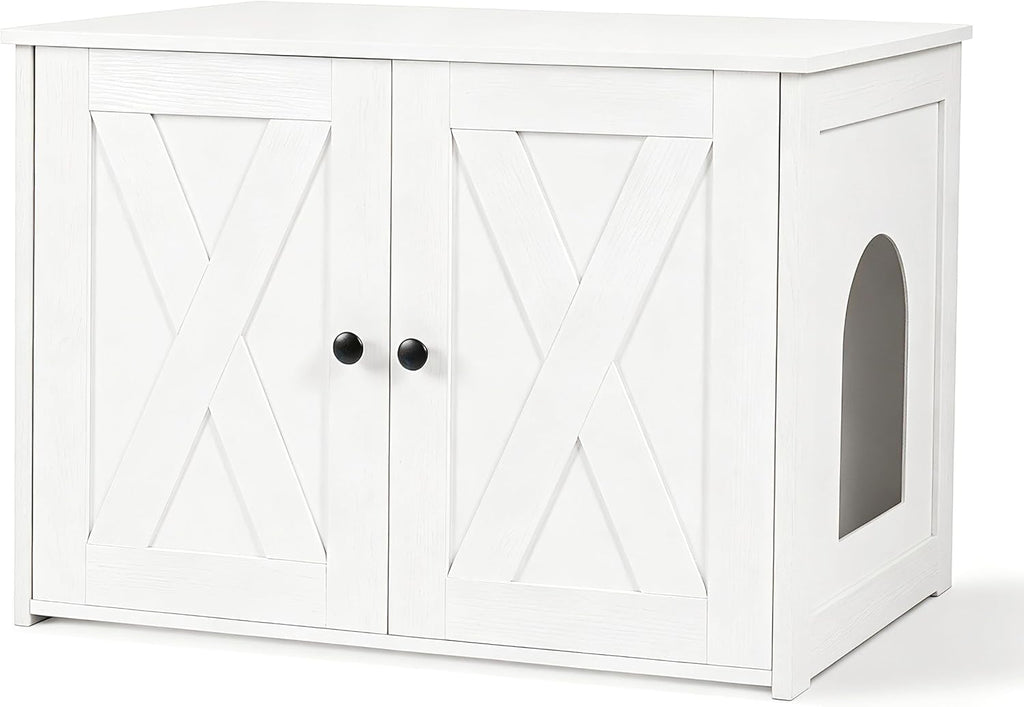 Dwanton Cat Litter Box Enclosure, Hidden Litter Box Furniture, 27.6 Inches