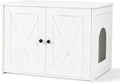 Dwanton Cat Litter Box Enclosure, Hidden Litter Box Furniture, 27.6 Inches