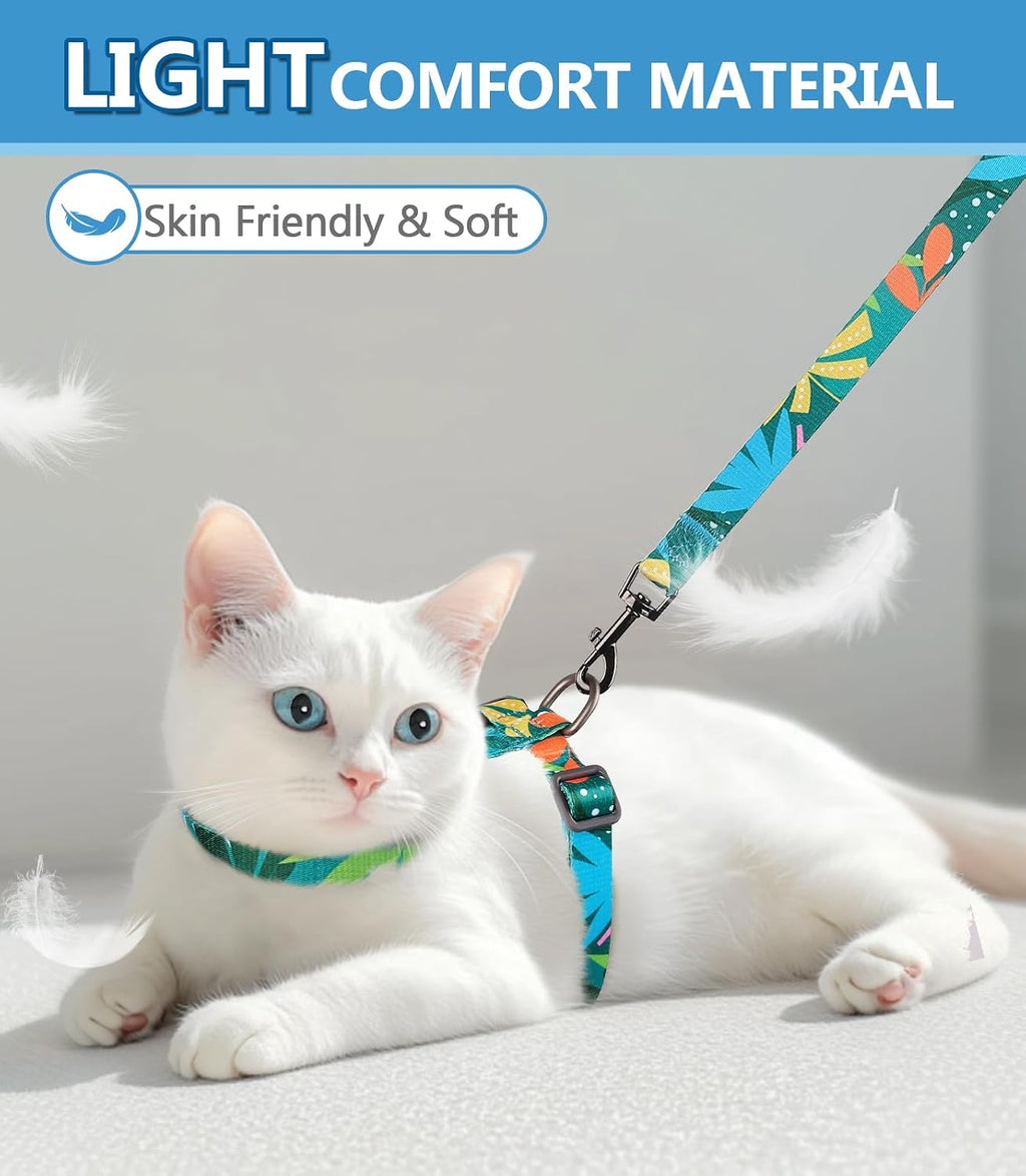 Halypet Cat Harness and Leash Set, Escape Proof Cat Harnesses