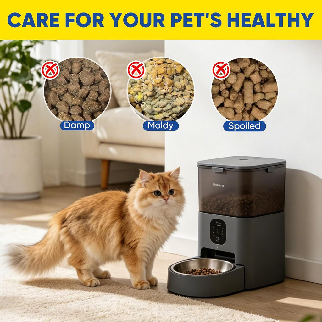 Rechargeable Pet Food Desiccant Bags for Pet Automatic Feeder, 6 PACK