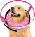 Inflatable Dog Cone Collar with Anti-Licking Clear Shield, for Dogs Cats