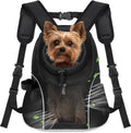 WOYYHO Pet Dog Carrier Backpack, Ventilated Mesh Small Dog Front Backpack