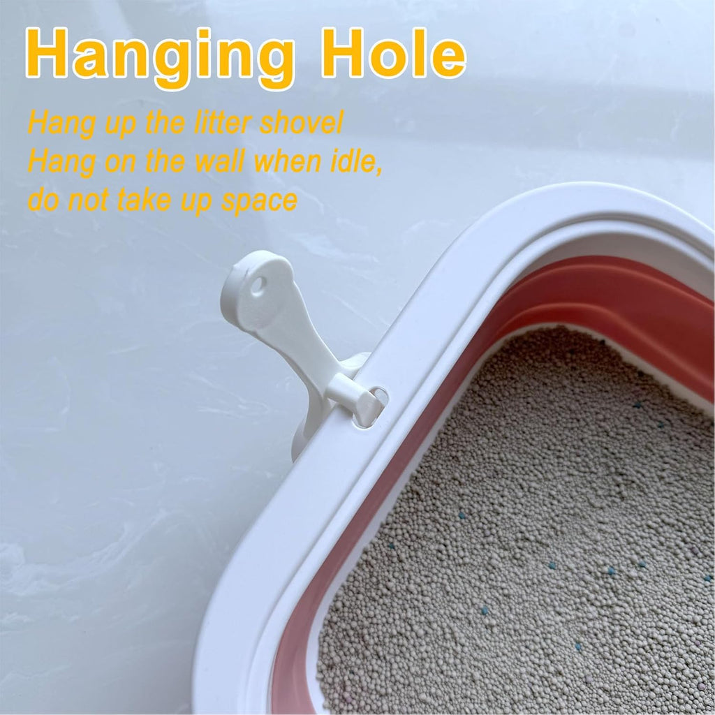 Low Entry Kitten Litter Box Collapsible Shallow Litter Box
