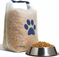 (re)zip Large Pet Food Travel Bag & Kibble Carrier, 40-Cup Roll Top, Cobalt