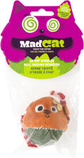 Mad Cat Roll Around Reindeer Catnip Bobbler Soft Plush Cat Toy, Pack of 1