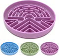 Slow Feeder Dog Bowl for Large & Small Pets, Anti Choking Puzzle Dog Food Bowl with Non-Slip Base, Interactive Pet Slow Eating, Silicone Cat Feeder for Puppies Cats