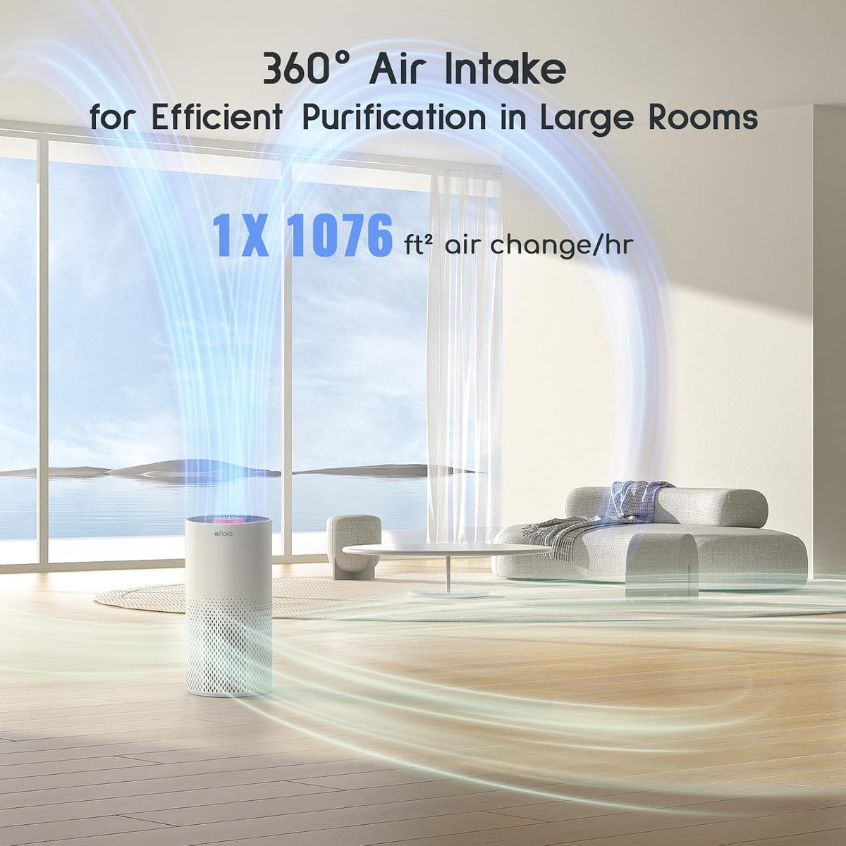 Afloia Air Purifier for Home Bedroom Large Room up to 1076 Sq Ft
