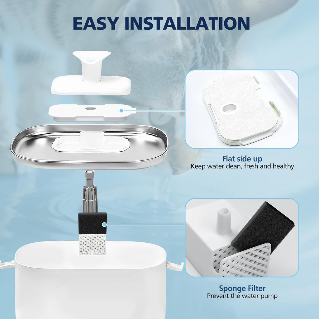 Replacement Filters for PETLIBRO Dockstream Cat Water Fountain PLWF106