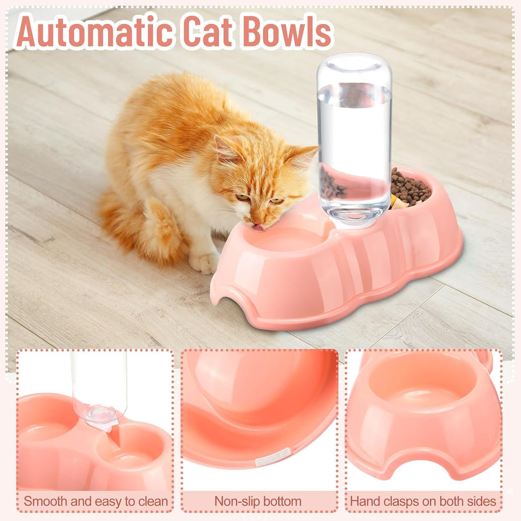 Tioncy 7 Pcs Kitten Litter Box Starter Kit, Enclosed with Shovel, Pink