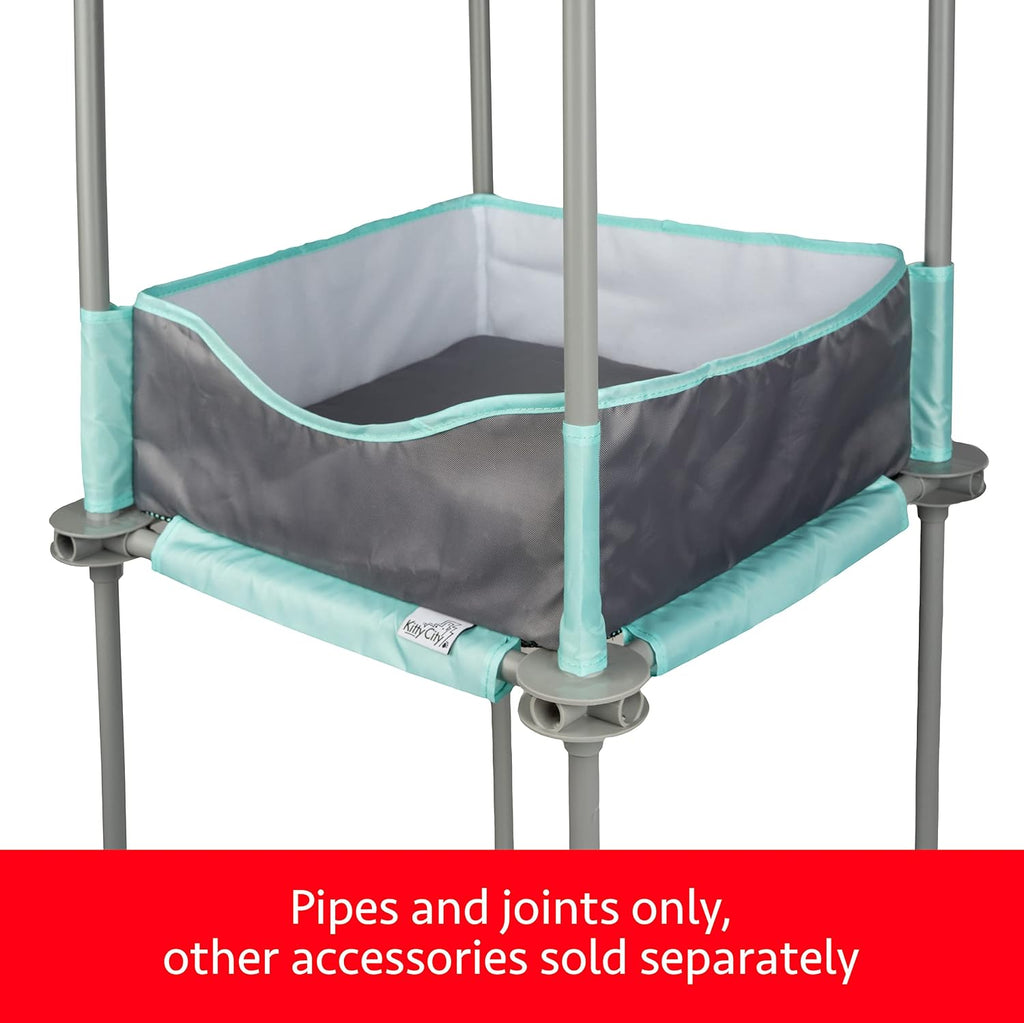 Kitty City Outdoor Catio Furniture and Play Kits for Cats, Pipes and Joints