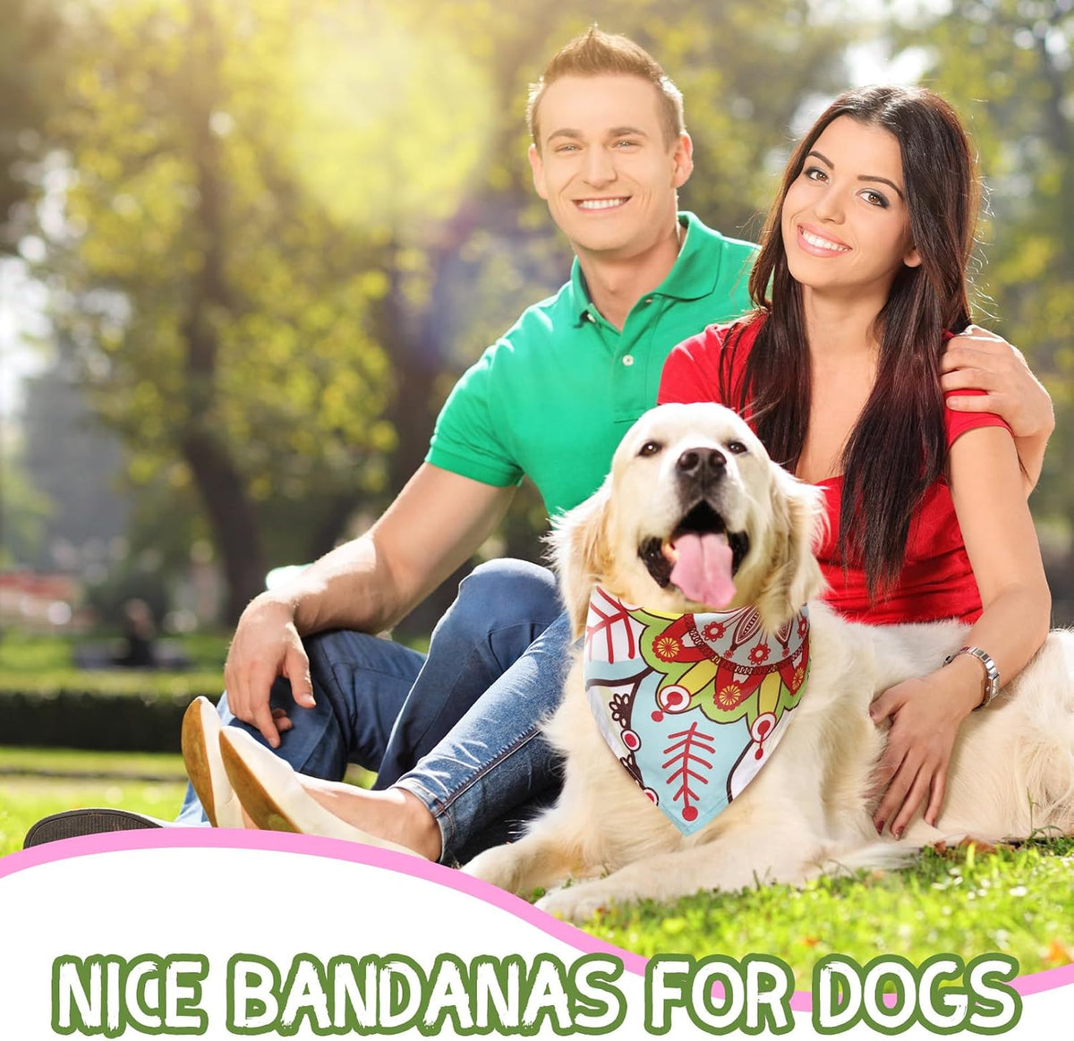 Huhumy 100 Pcs Paisley Dog Bandanas Bulk Summer XL Bandanas for Dogs