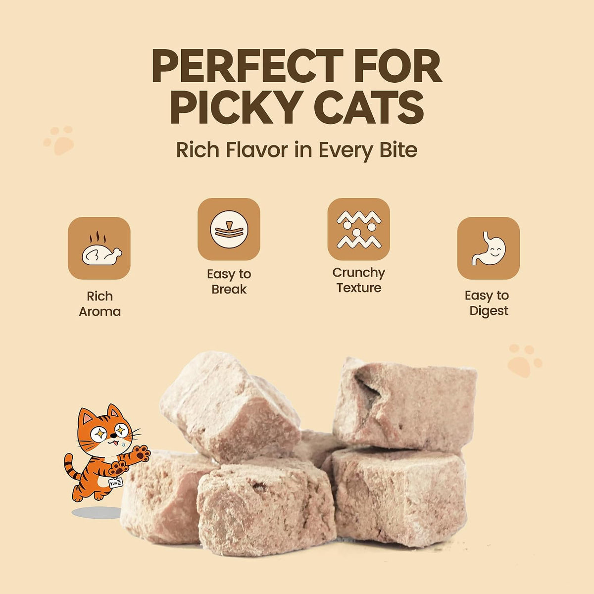 Freeze Dried Chicken Liver Cat Dog Treats 2oz