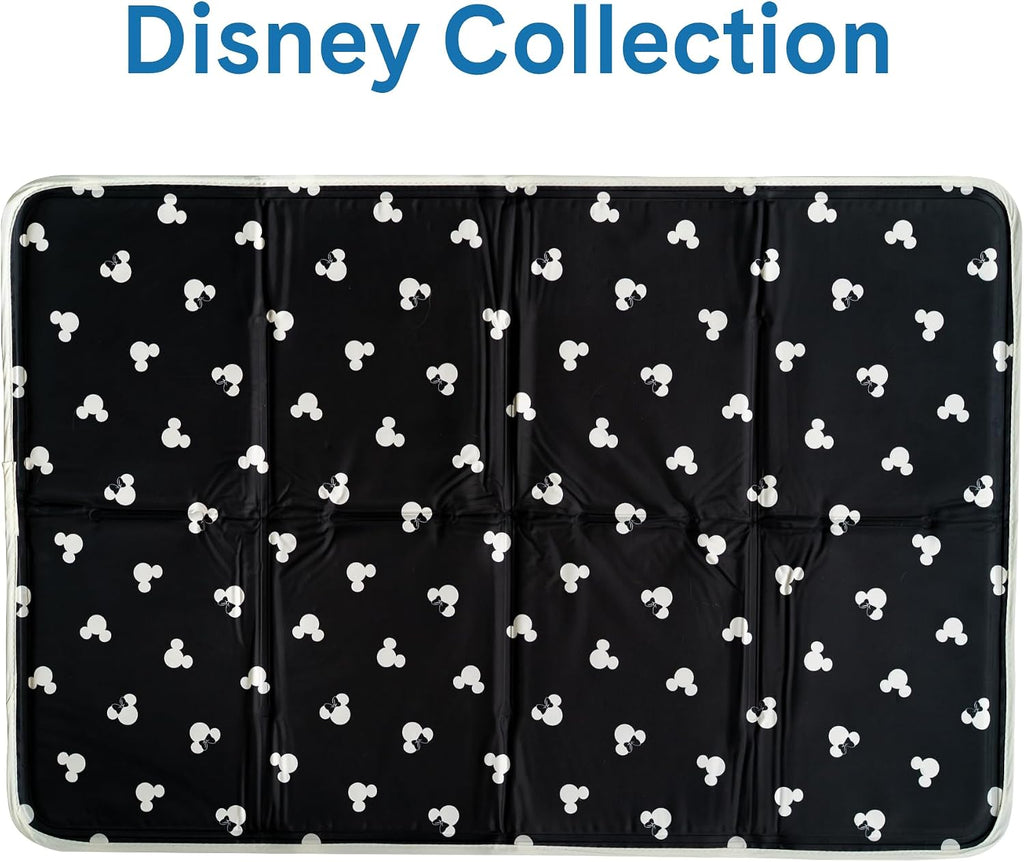 The Green Pet Shop Cool Pet Pad - Extra Large, Disney’s Mickey & Minnie Mouse - Self-Cooling, Pressure Activated Mat for Dogs & Cats from 80+ lbs - Non-Toxic Gel, No Water Needed