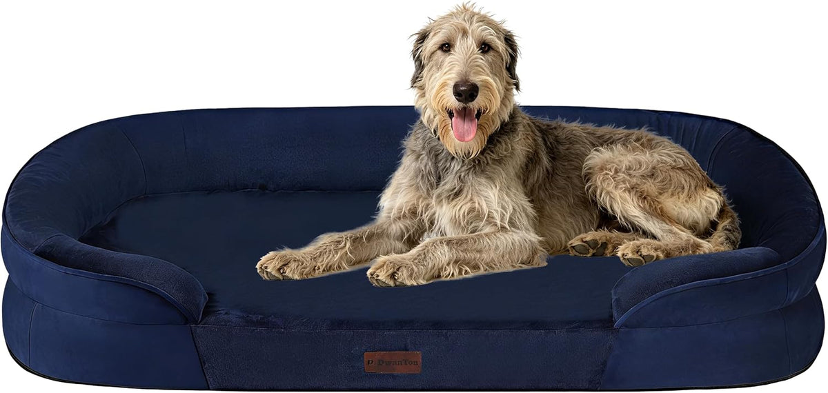 Orthopedic Waterproof XXX-Large Dog Bed Sofa, Gel Memory Foam, 53"