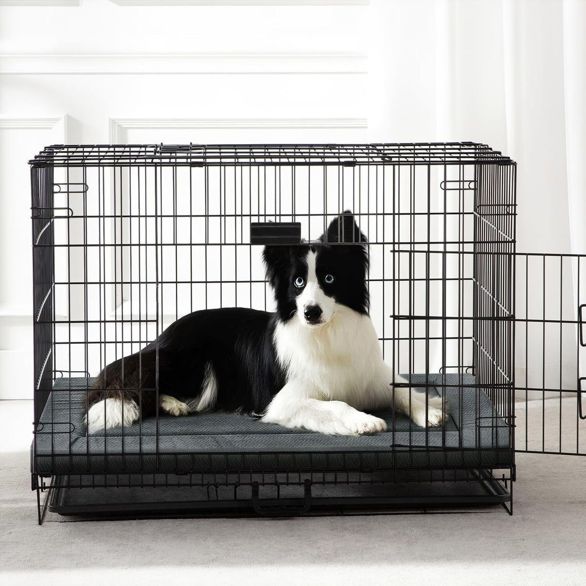 Dog Bed for Crate, Medium/Large Dogs Crate Bed,Washable Dog Beds Kennel Mat