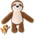 Squeaky Sloth Plush Dog Toy,Sturdy and Soft Stuffed Animal Toy,Interactive Chew Dog Toy,Keeps Them Busy,for Small Medium and Large Dogs Cute Pet Toys