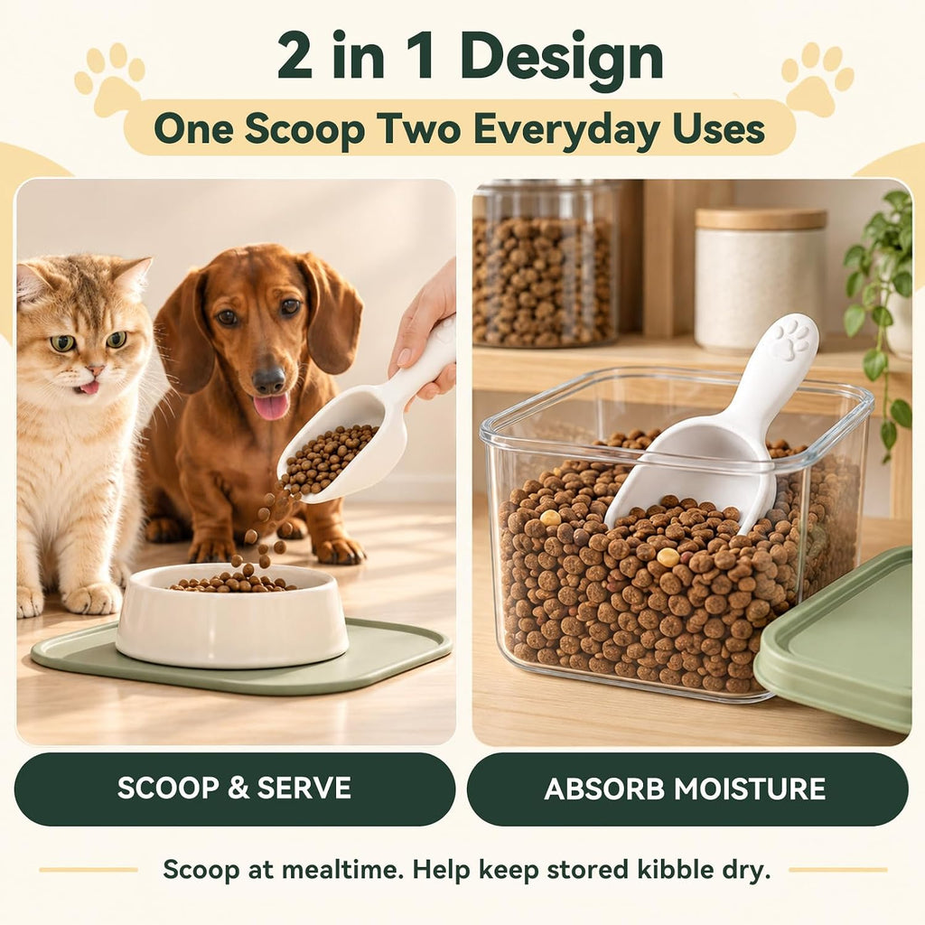Diatom Drying Scoop 1/4 Cup for Pet Food