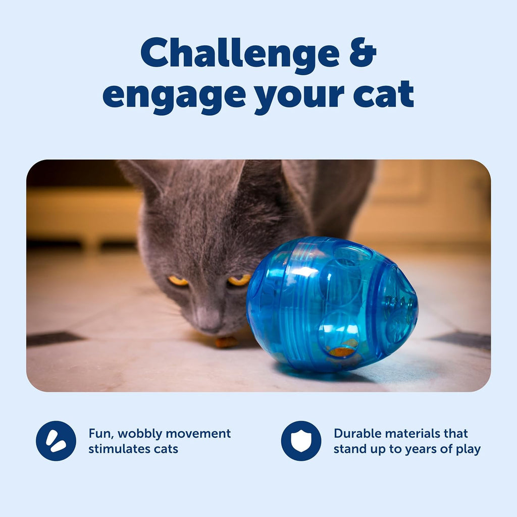 PetSafe Egg-Cersizer Interactive Cat Slow Feeder Toy
