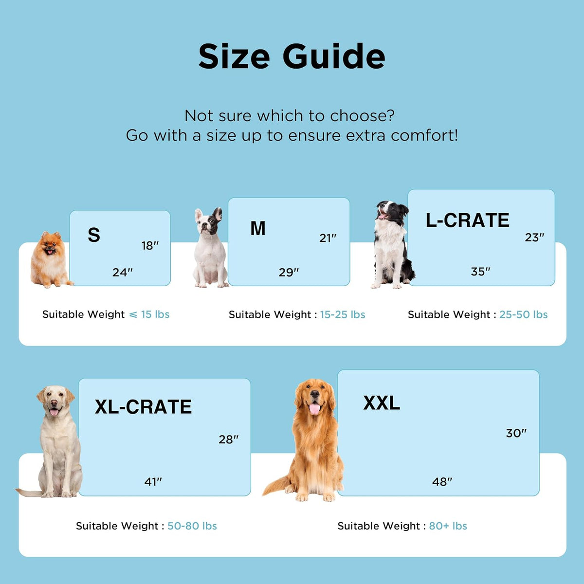 Bedsure ArcticMax™ Cooling Mat for Small Dogs,Q-Max>0.5 Chill Fiber,24In