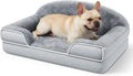 Orthopedic Dog Bed for Small to Medium Dogs, 30"x20" Dog Couch Bed
