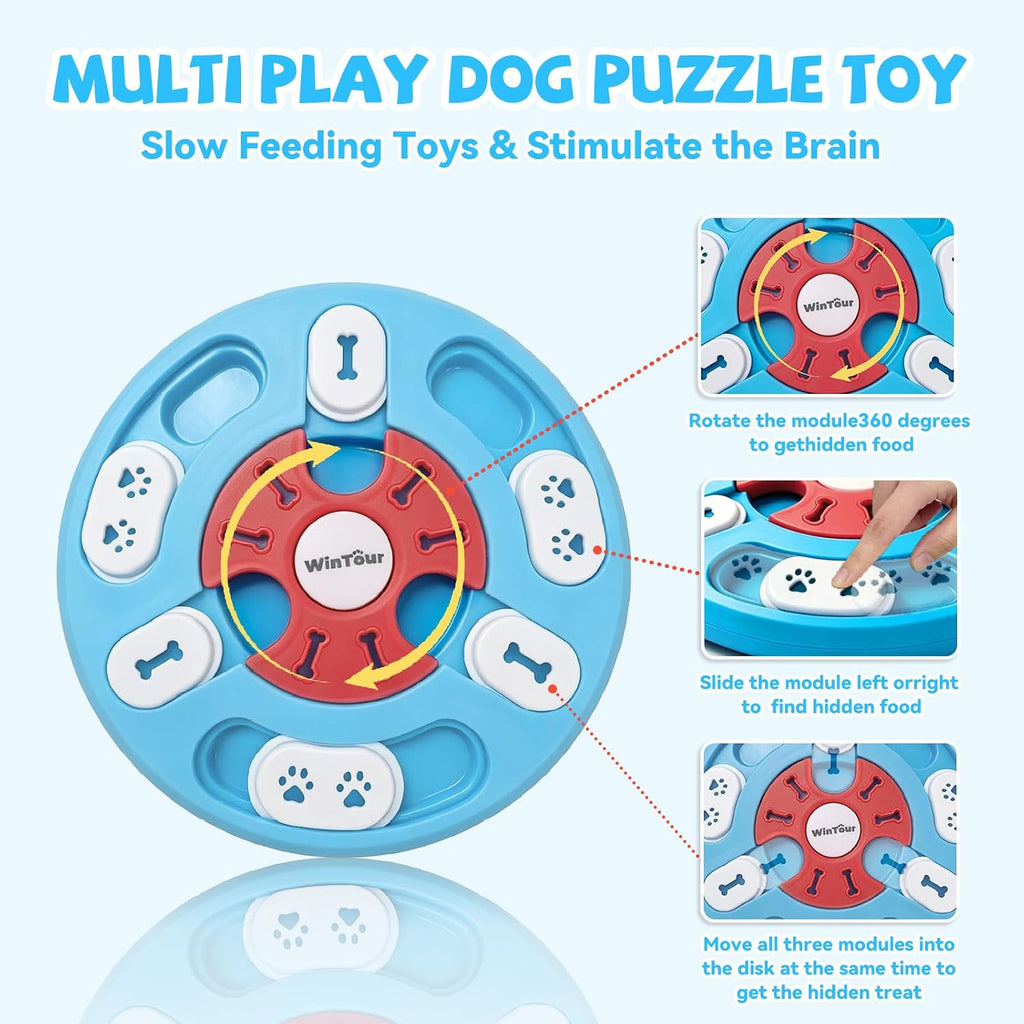 WinTour Dog Puzzle Toy,Interactive Dog Toys & Dog Puzzles for smart Dogs