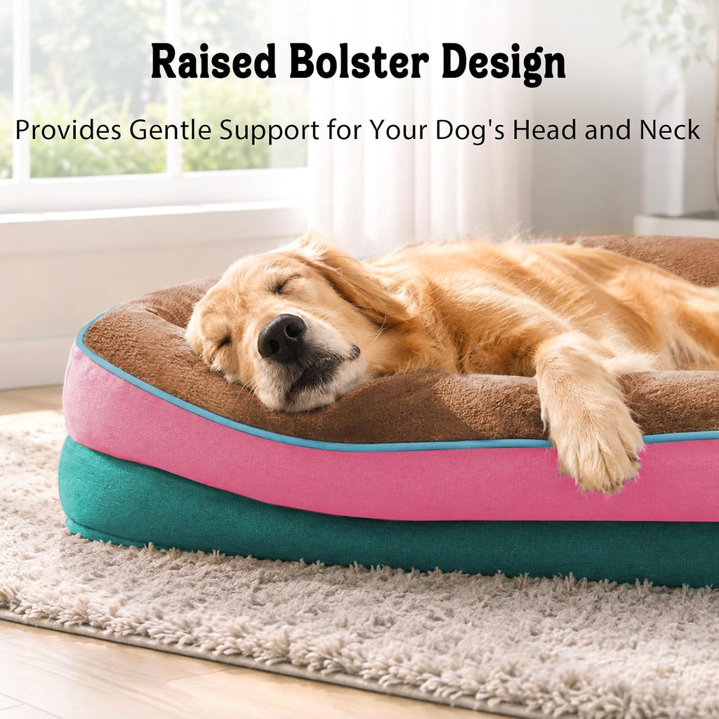 Chez Paw Waterproof Orthopedic XL Dog Bed for Large and Extra Large Dogs