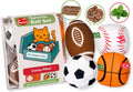 Agape Organic Catnip & Silvervine Filled Cat Toy Balls with Bell Sound