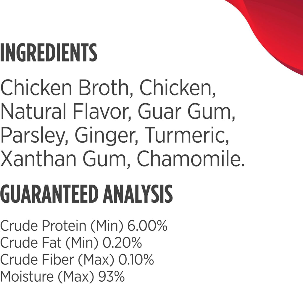 Nulo FreeStyle Cat Broth Pouches - Chunky Chicken, High-Protein Wet Cat Food Topper, Soup-Like Treat for Indoor & Outdoor Kittens and Adults, 24x2.8oz