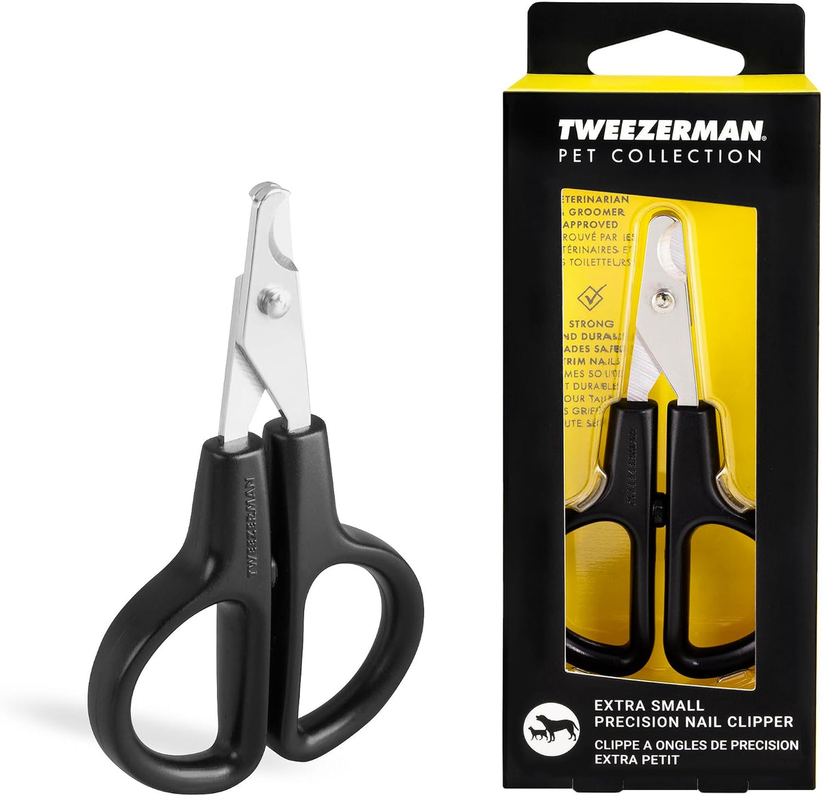 Tweezerman X-Small Nail Clippers for Pets- Manual Professional Nail Trimmer