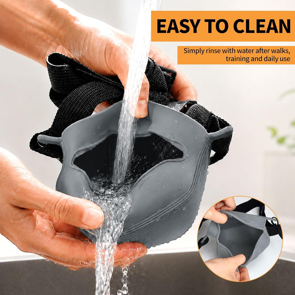 Silicone Dog Treat Pouch with Training Clicker