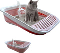 Low Entry Kitten Litter Box Collapsible Shallow Litter Box