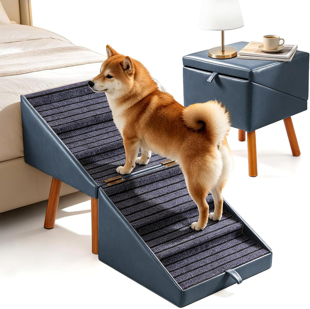 Pet Stairs for beds Foldable Dog Steps for high beds