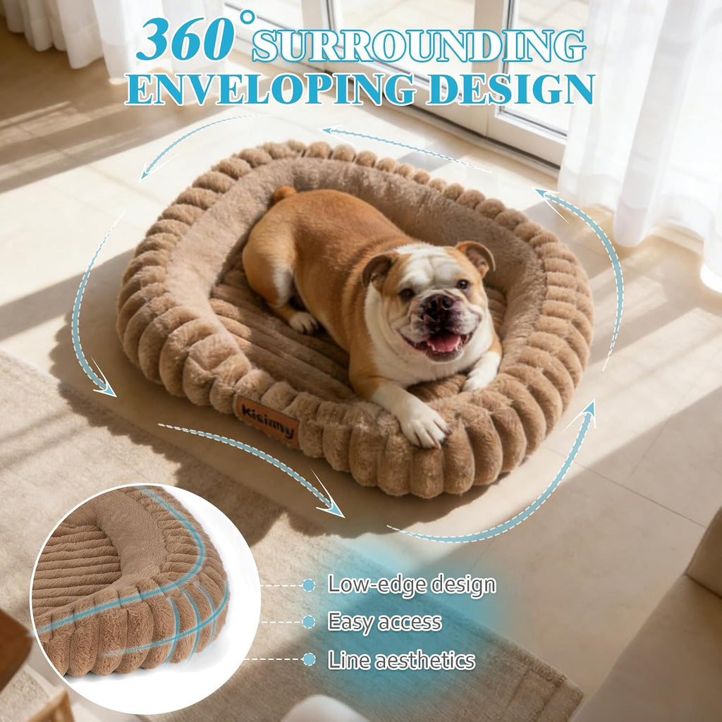 Orthopedic Dog Bed, Hip & Joint Support Dog Crate Pad for Puppy