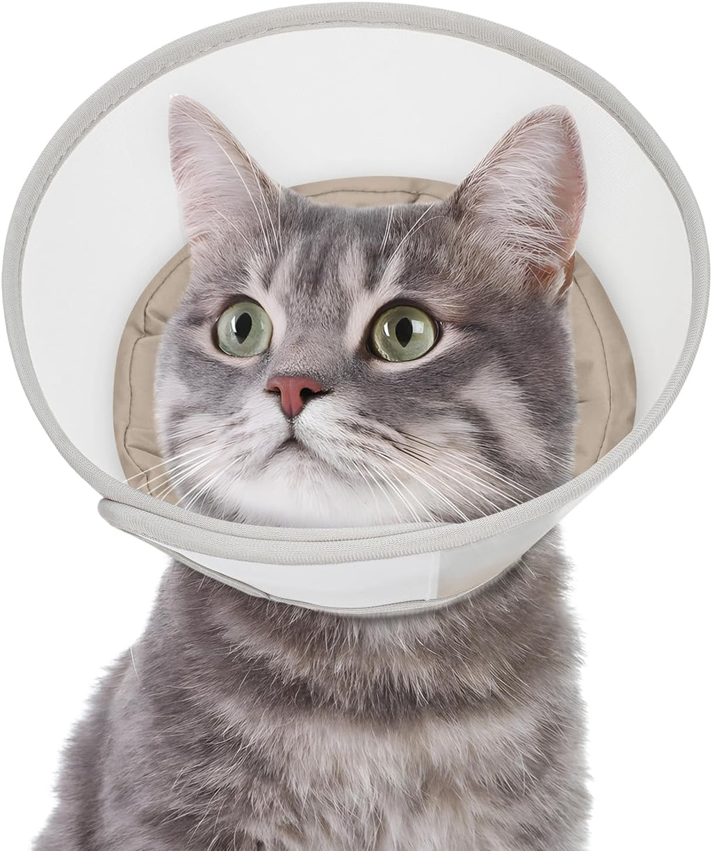 Supet Soft Cat Cone Collar Recovery to Stop Licking Breathable Mesh Surgery