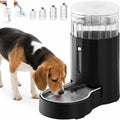 CZPET Gravity Dog Water Bowl Dispenser, Wider Mouth (7L, Black)