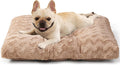 EHEYCIGA Washable Dog Beds Medium Sized Dog, 29x21 Inch Pet Bed, Camel