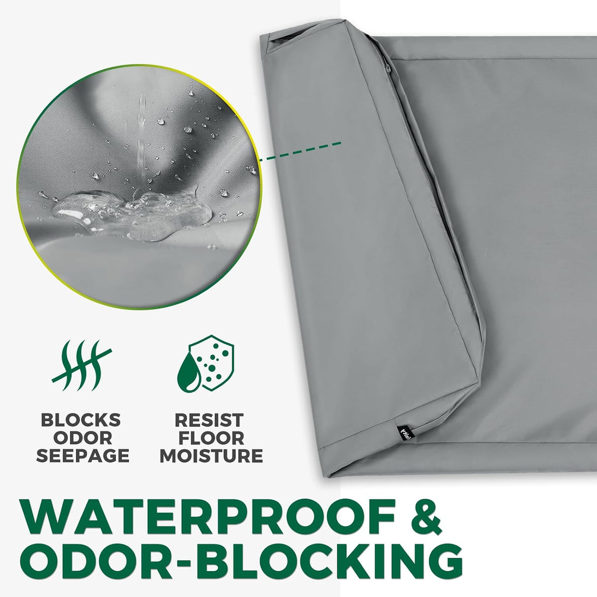 PAWFINITY Extra Large Waterproof Dog Bed Cover Replacement Washable, XXL