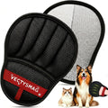 Pet Hair Removal Glove for Cats & Dogs,Upgraded Five-Finger Electrostatic Pet Hair Remover Glove,Reusable Magic Brush Pet Hair Remover Tool for Couch,Furniture,Car Seat,Carpet,Laundry(1pcs Black)