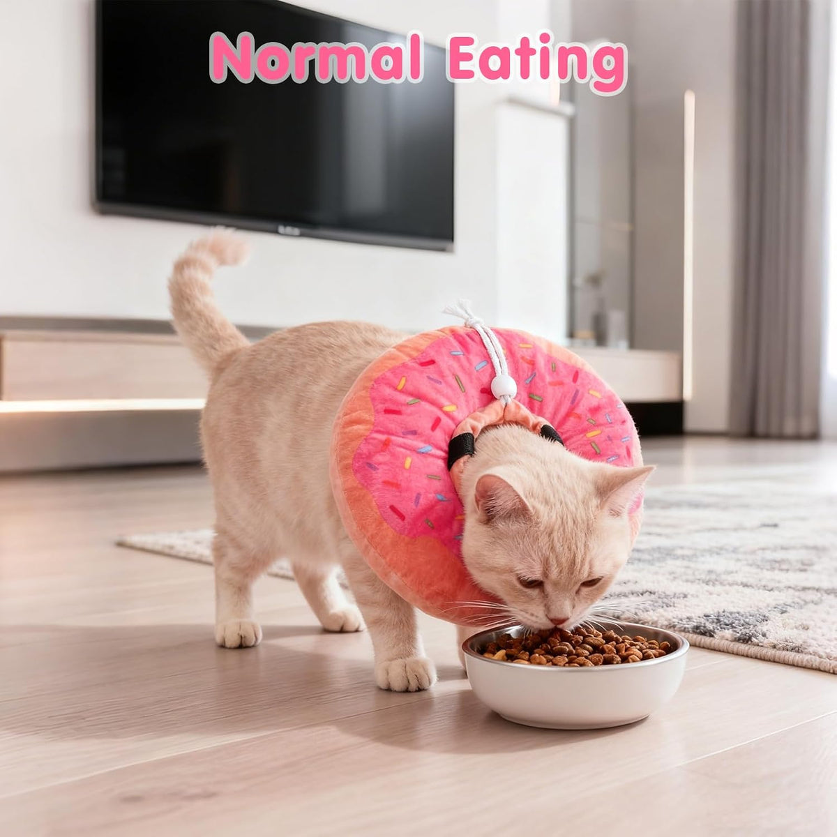 BEAUTYZOO Cat Cone Collars Soft, Cat Donut Recovery E Collar After Surgery