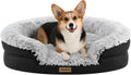 Miorun Fluffy Orthopedic Dog Beds Large Sized Dog, 36" Bolster Sofa Bed