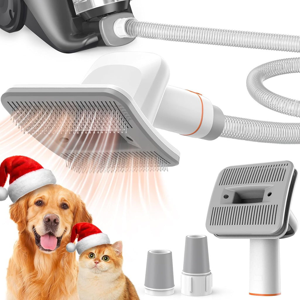 Afloia Dog Brush Vacuum Attachment for Dogs and Cats