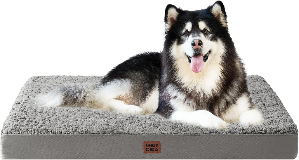EHEYCIGA Orthopedic Dog Bed Extra Large with Removable Washable Cover, 50IN