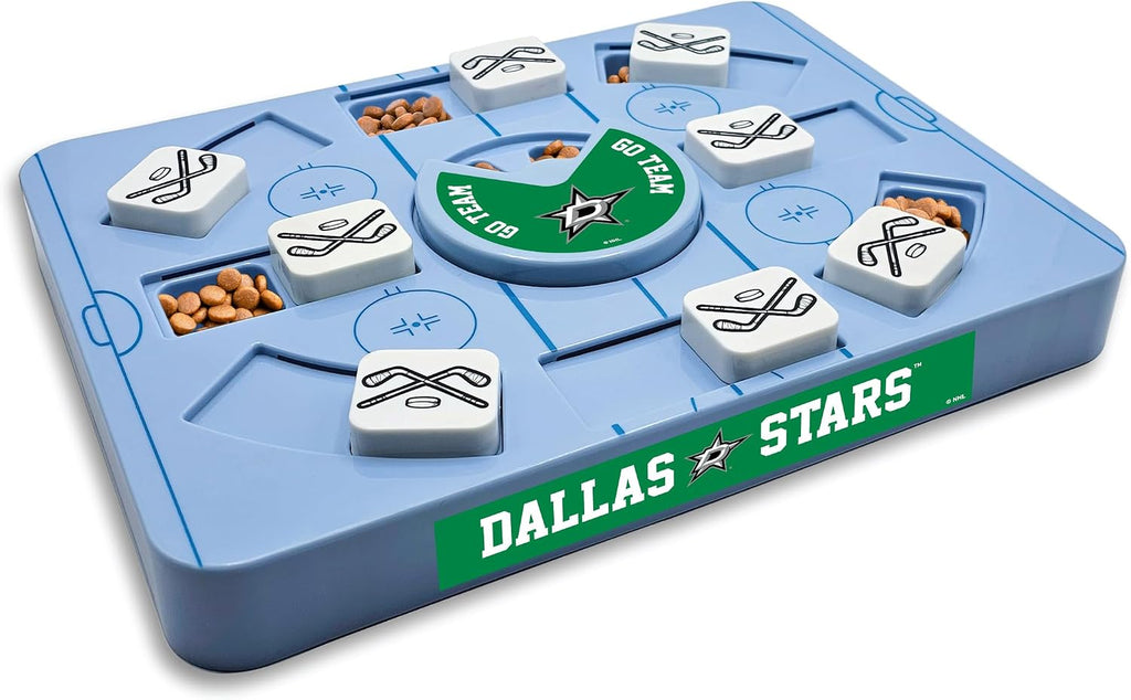 Pets First NHL Dallas Stars Large Puzzle Toy, New Size, Interactive Dog Treat & Slow Feeding Toy
