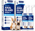 Anal Gland Spray for Dogs & Cats, Helps Relieve Anal Gland Irritation, Reduces Scooting & Licking, Odor Control Spray for Pets, Gentle Formula for Daily Hygiene Care, 2 Pack, 2 FL OZ Each