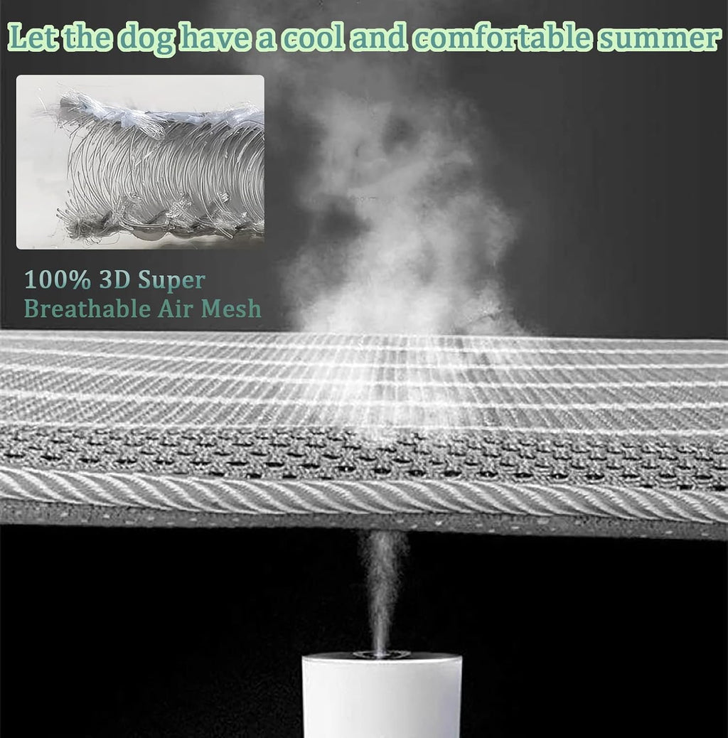 REEZEIVI Breathable 3D Air Mesh Pet Mat,Anti-Slip Bottom,Washable,40×28