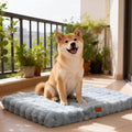 Washable Orthopedic Dog Bed Medium Size Dog, 30"x20" Blue-Grey