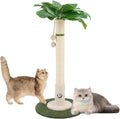 Woochpet Cat Scratching Post for Indoor Cats,36" Tall Cat Scratcher （White）