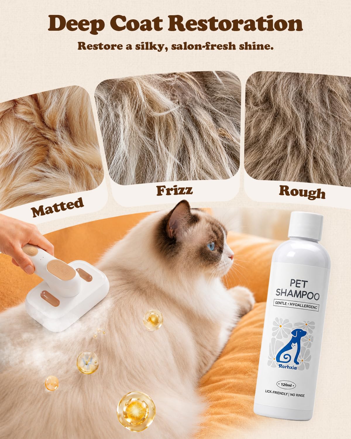 Rorhxia Dog & Cat Shampoo and Conditioner Refill